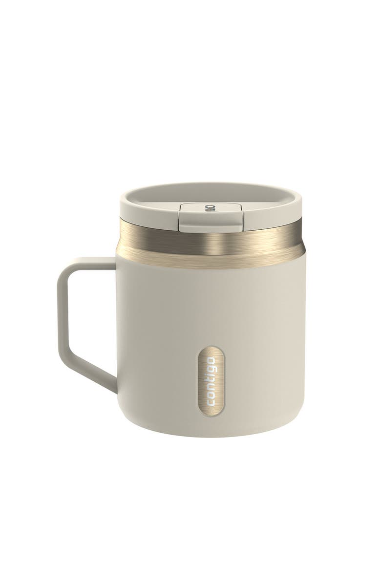 SnapSeal 14 oz Leakproof Stainless Steel Mug, Main, color, Oatmilk Champagne