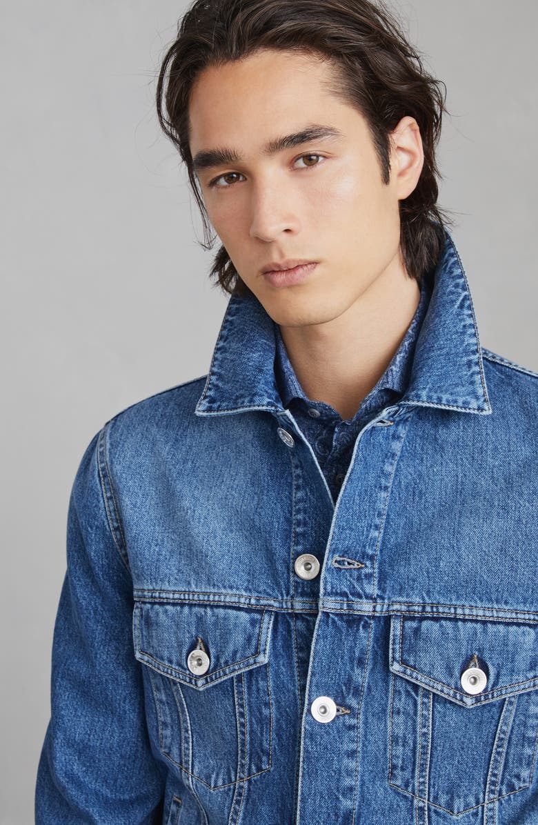 Brunello Cucinelli Denim four-pocket jacket, Alternate, color, 