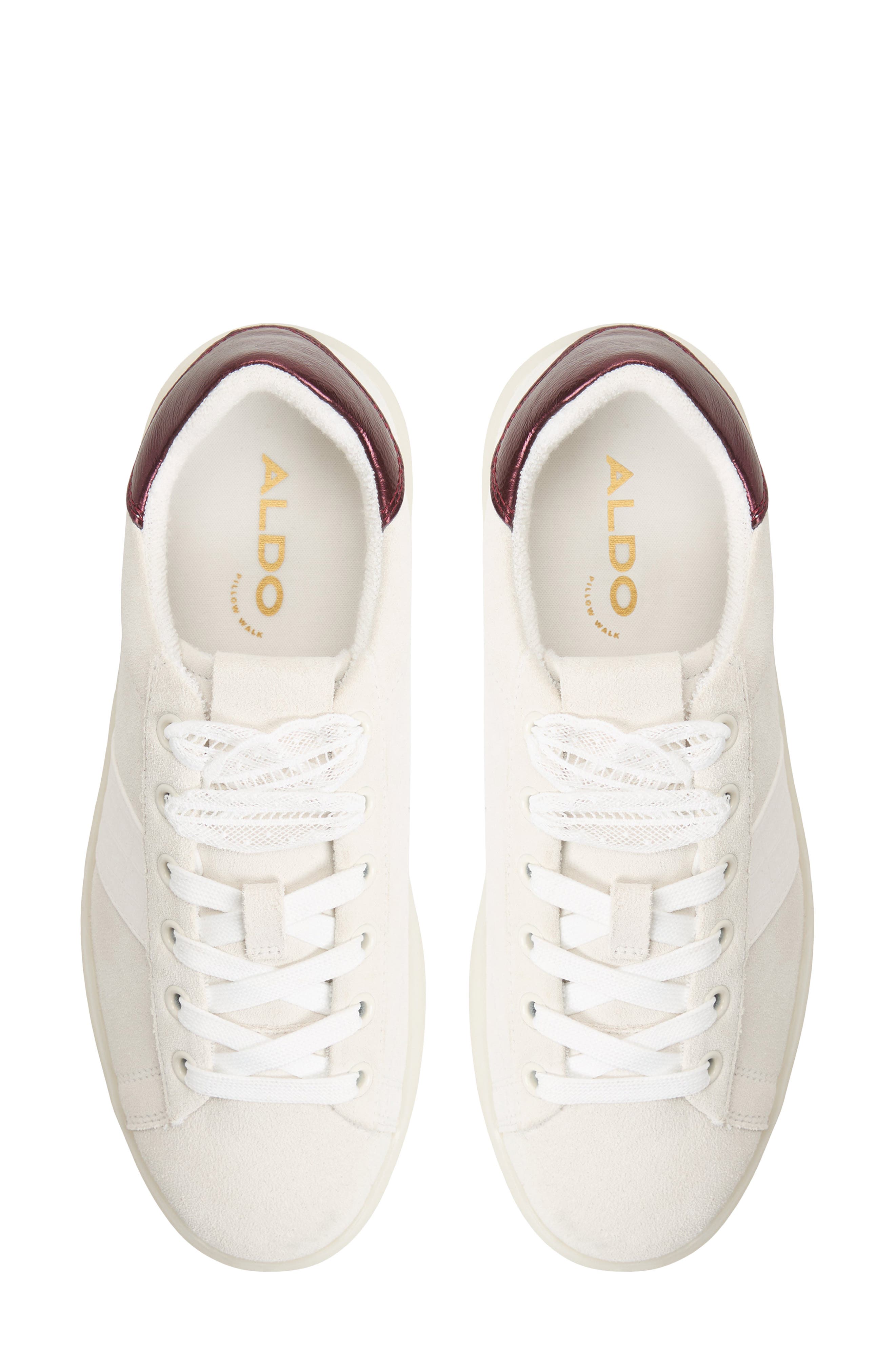 ALDO Adrei Platform Sneaker, Alternate, color, White Combo