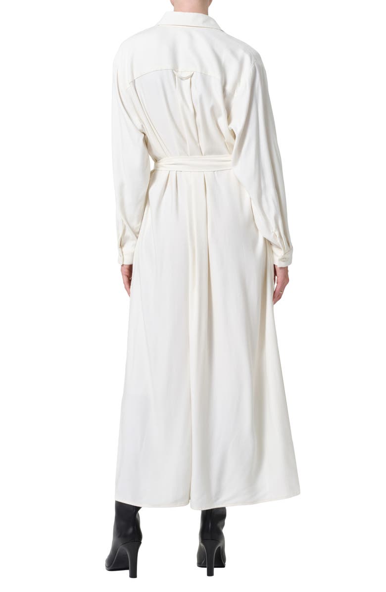 Citizens of Humanity Camilla Long Sleeve Maxi Shirtdress, Alternate, color, Moonlight