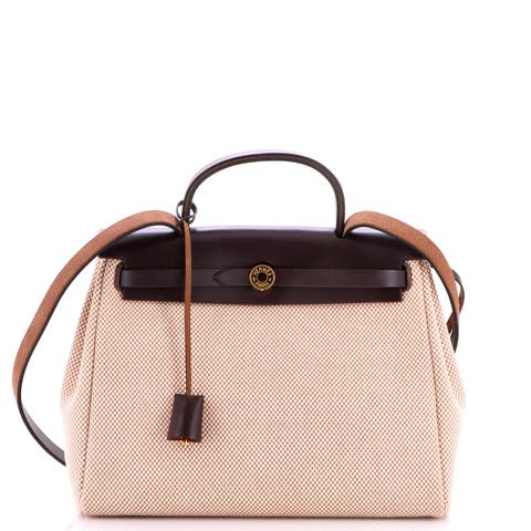 Herbag Zip Criss Viking Toile and Leather 31