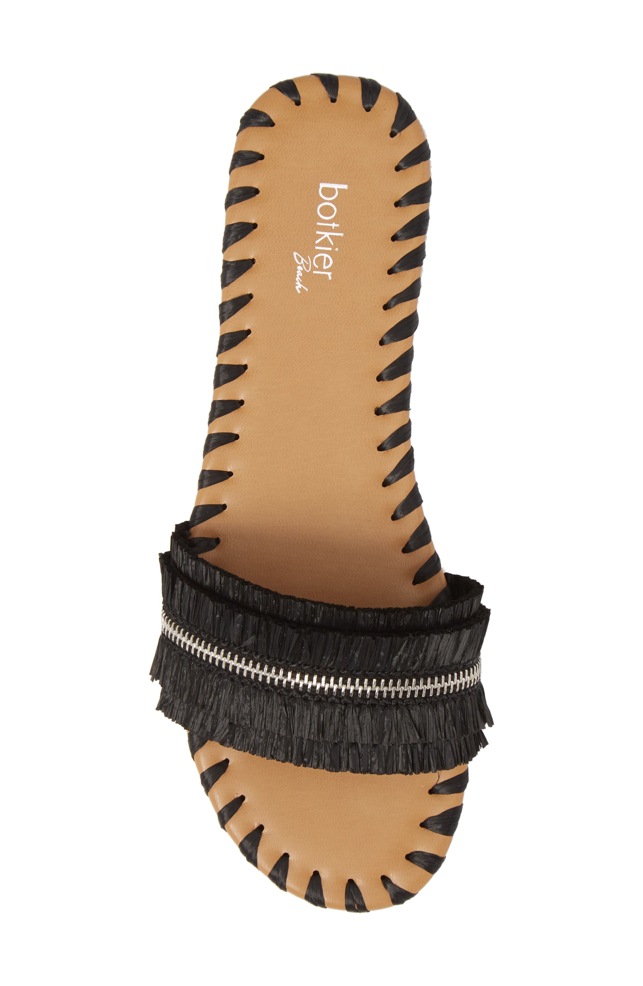 Bonnie Slide Sandal, Alternate, color, BLACK FABRIC