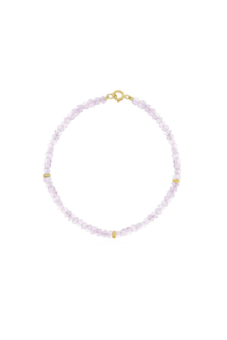 Rose Quartz Bead Bracelet, Main, color, Rose Quartz