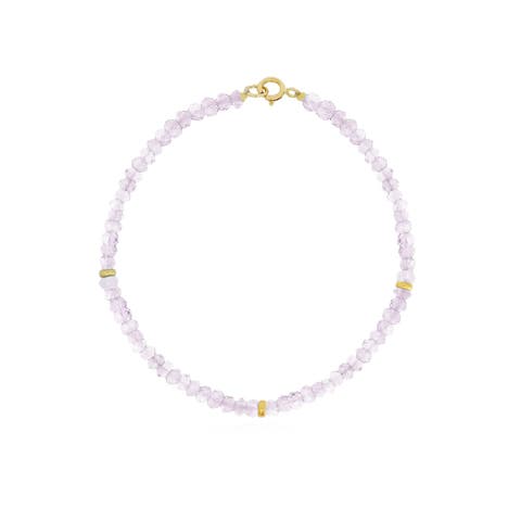 Rose Quartz Bead Bracelet