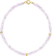 The Lovery Fine Jewelry Rose Quartz Bead Bracelet