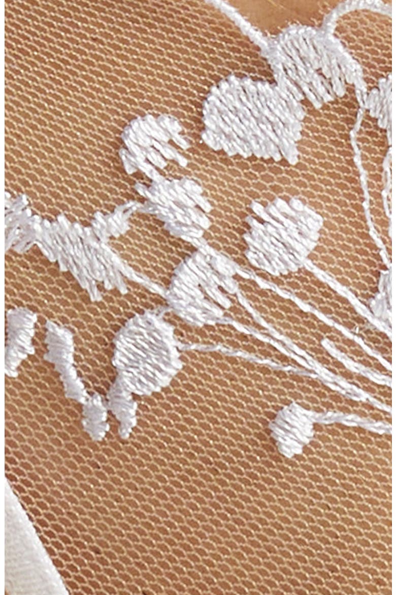 Marisa Embroidered Mesh Thong, Alternate, color, WHITE/ SHEER