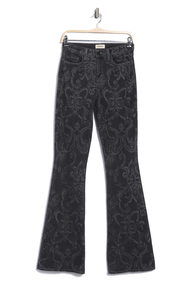 Marty High Waist Flare Leg Jeans, Alternate, color, GREY MEDITERRANEAN