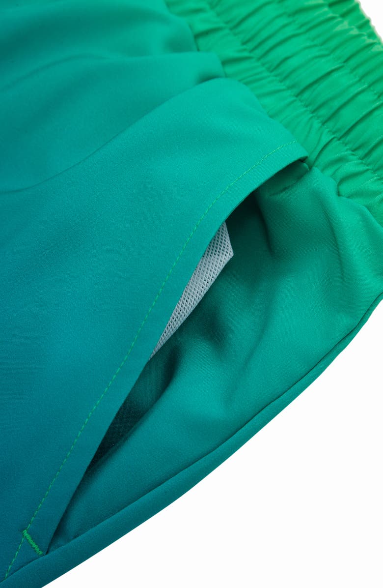 Rokka&Rolla Compression Liner Stretch Swim Trunks UPF 50+, Alternate, color, Emerald Bay