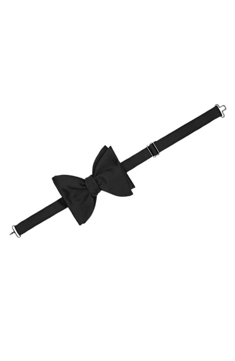 Fortela Dropped Silk Papillon, Alternate, color, Black