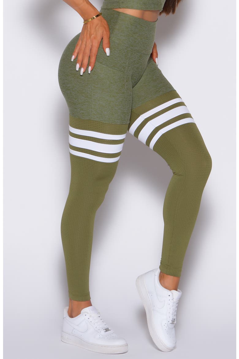 Scrunch Thigh Highs, Alternate, color, Lily Pad
