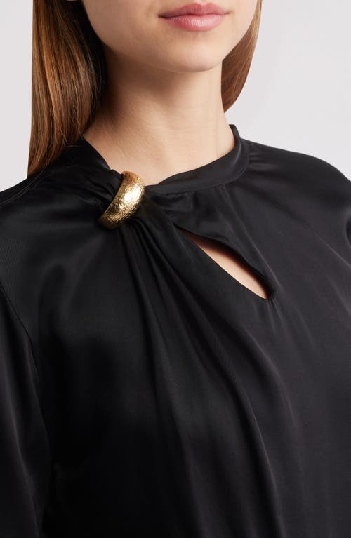 Sessun Sessùn Layla Ring Detail Top In Black