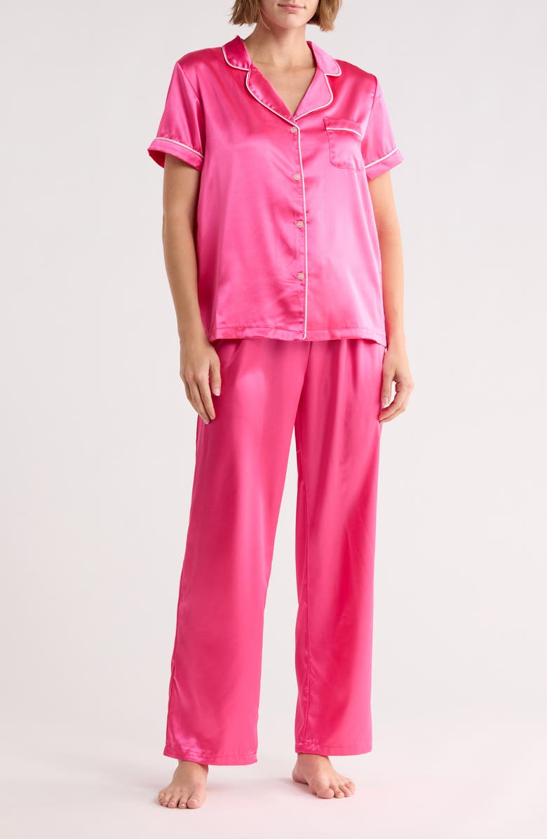 Tart Ginnie Long Pajamas, Main, color, Fuchsia Purple