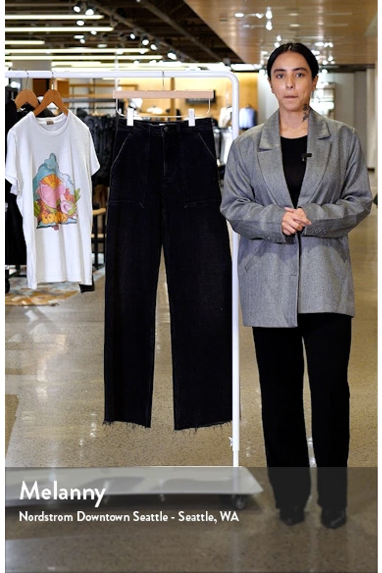 Penny Wide Leg Utility Jeans (Women) | Nordstrom