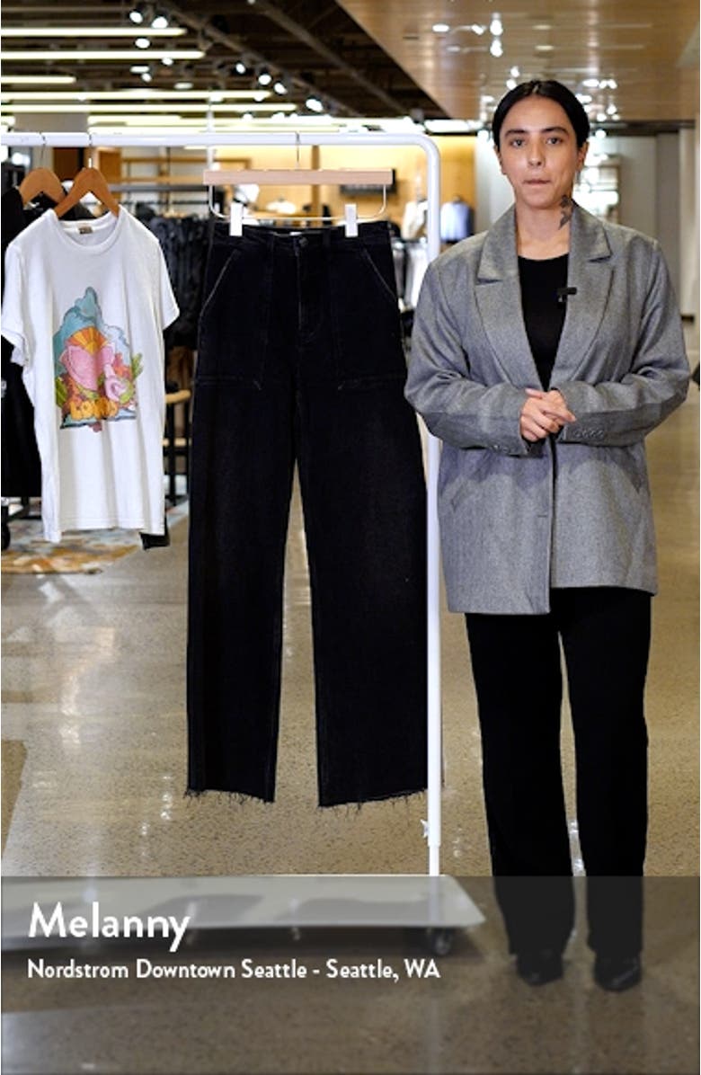 Penny Wide Leg Utility Jeans, sales video thumbnail