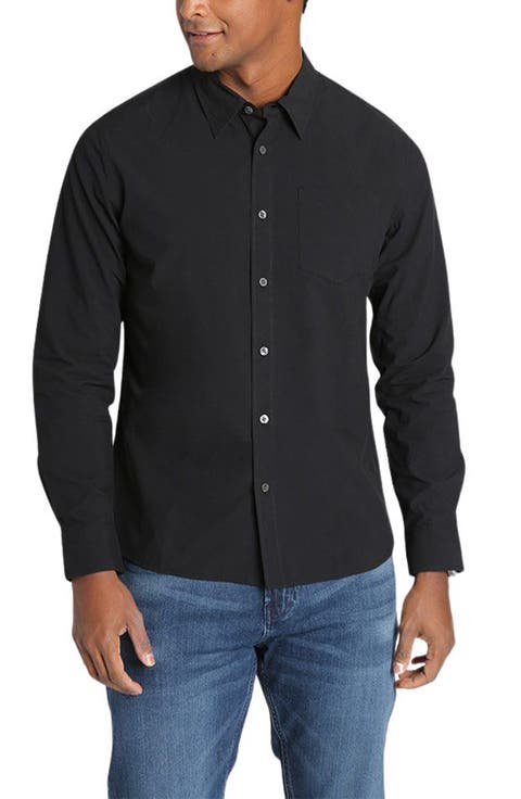 Paper Touch Classic Fit Button-Up Shirt