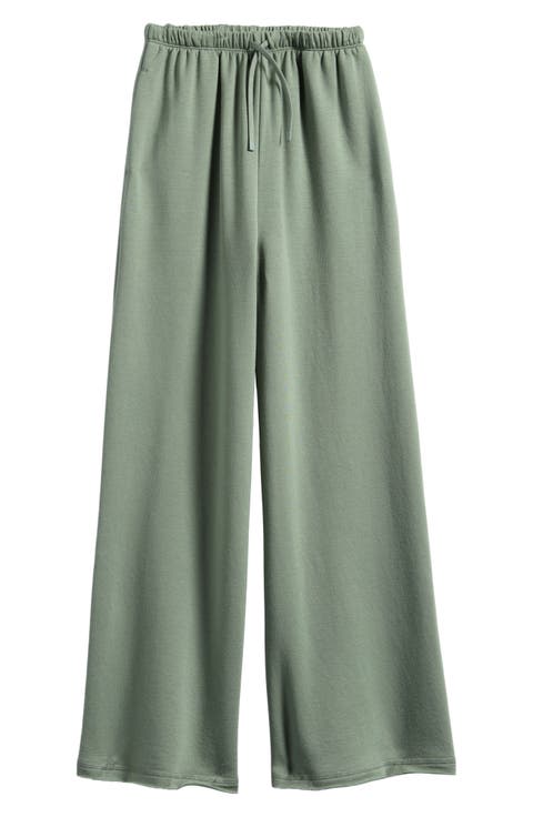 Kids' Step Up Wide Leg Fleece Pants