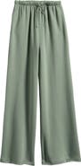 Zella Girl Kids' Step Up Wide Leg Fleece Pants