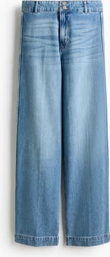H&M Wide High Waist Jeans