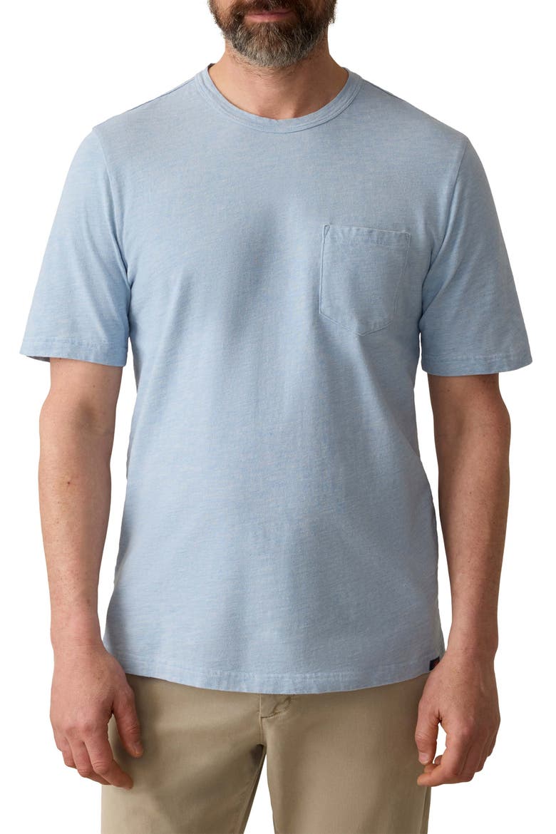 Indigo Pocket T-Shirt, Main, color, INDIGO BEACH FEEDER