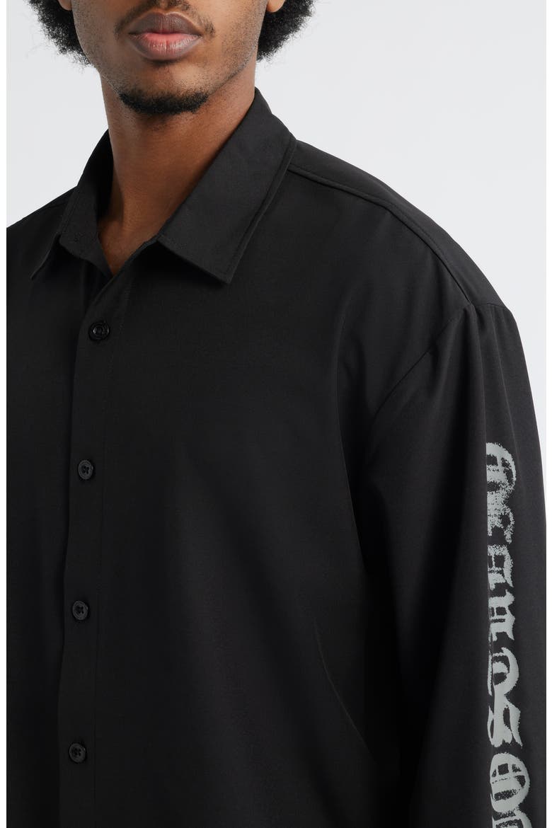 Arman Tsarukyan Edition - Button-Up Shirt, Alternate, color, BLACK