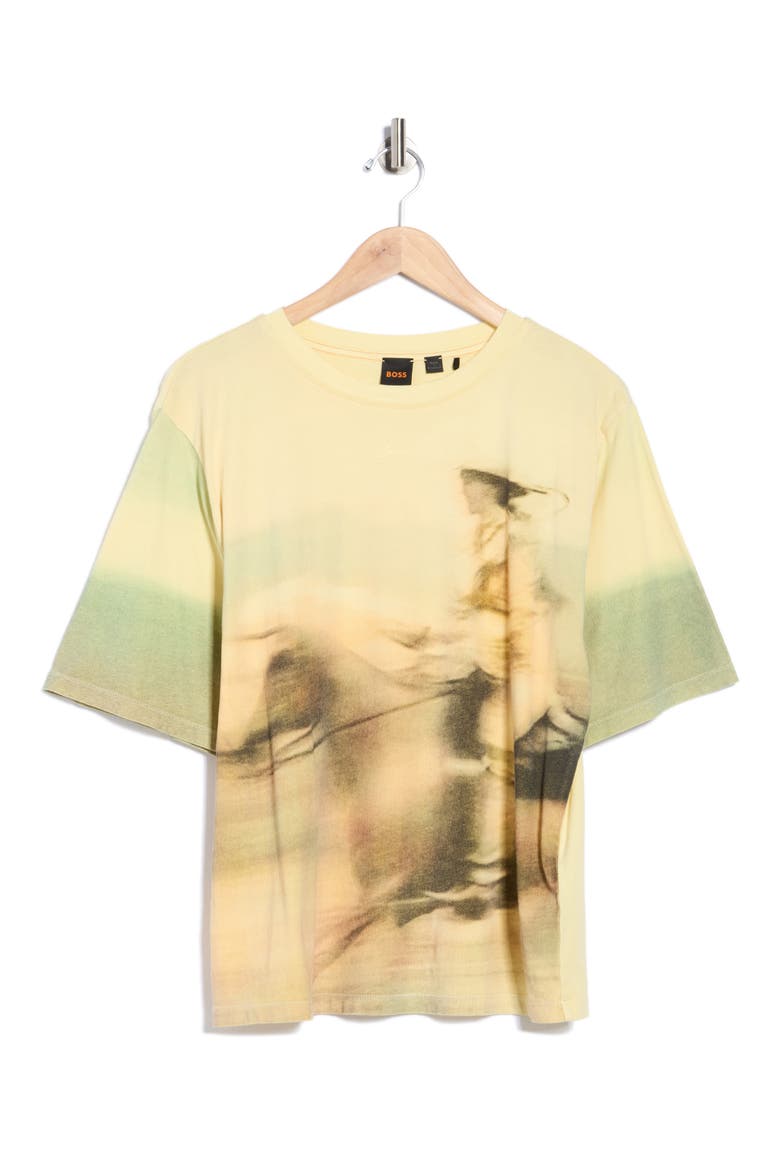 Enis Horse Rider Graphic T-Shirt, Alternate, color, LT PAST/YL