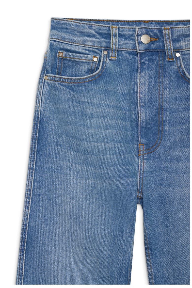 Beck High Waist Ankle Skinny Jeans, Alternate, color, ENAMEL BLUE