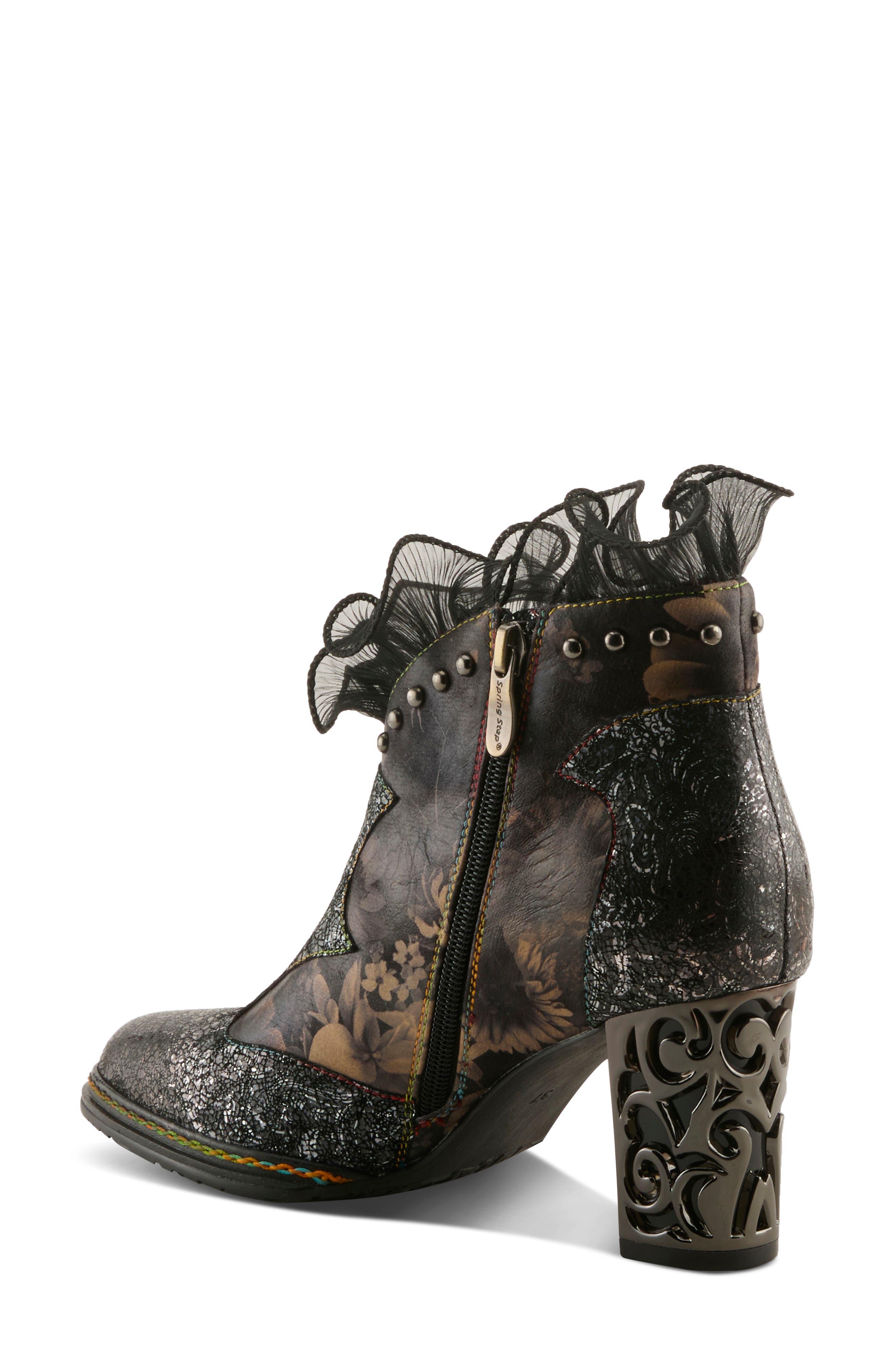 Razzy Bootie, Alternate, color, BLACK MULTI