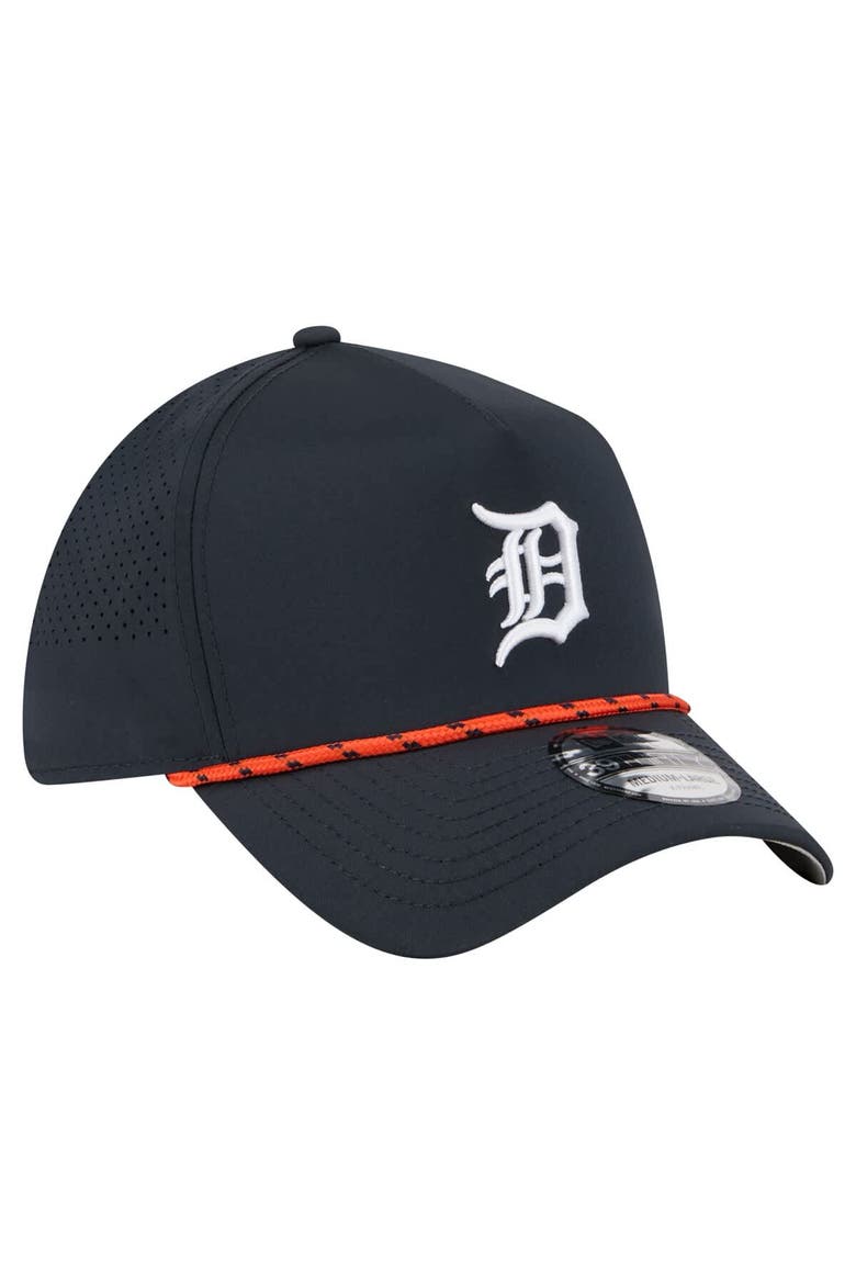 Men's New Era  Navy Detroit Tigers 39THIRTY A-Frame Perforated Flex Hat, Alternate, color, Navy