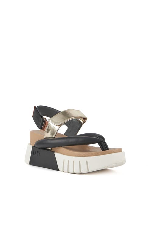 United Nude Delta Tong Sandals In Black