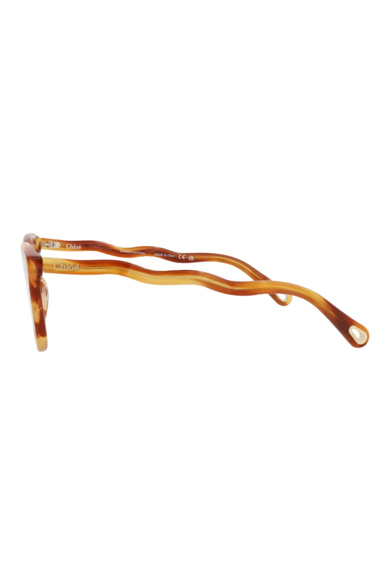 49mm Square Optical Glasses, Alternate, color, HAVANA HAVANA TRANSPARENT
