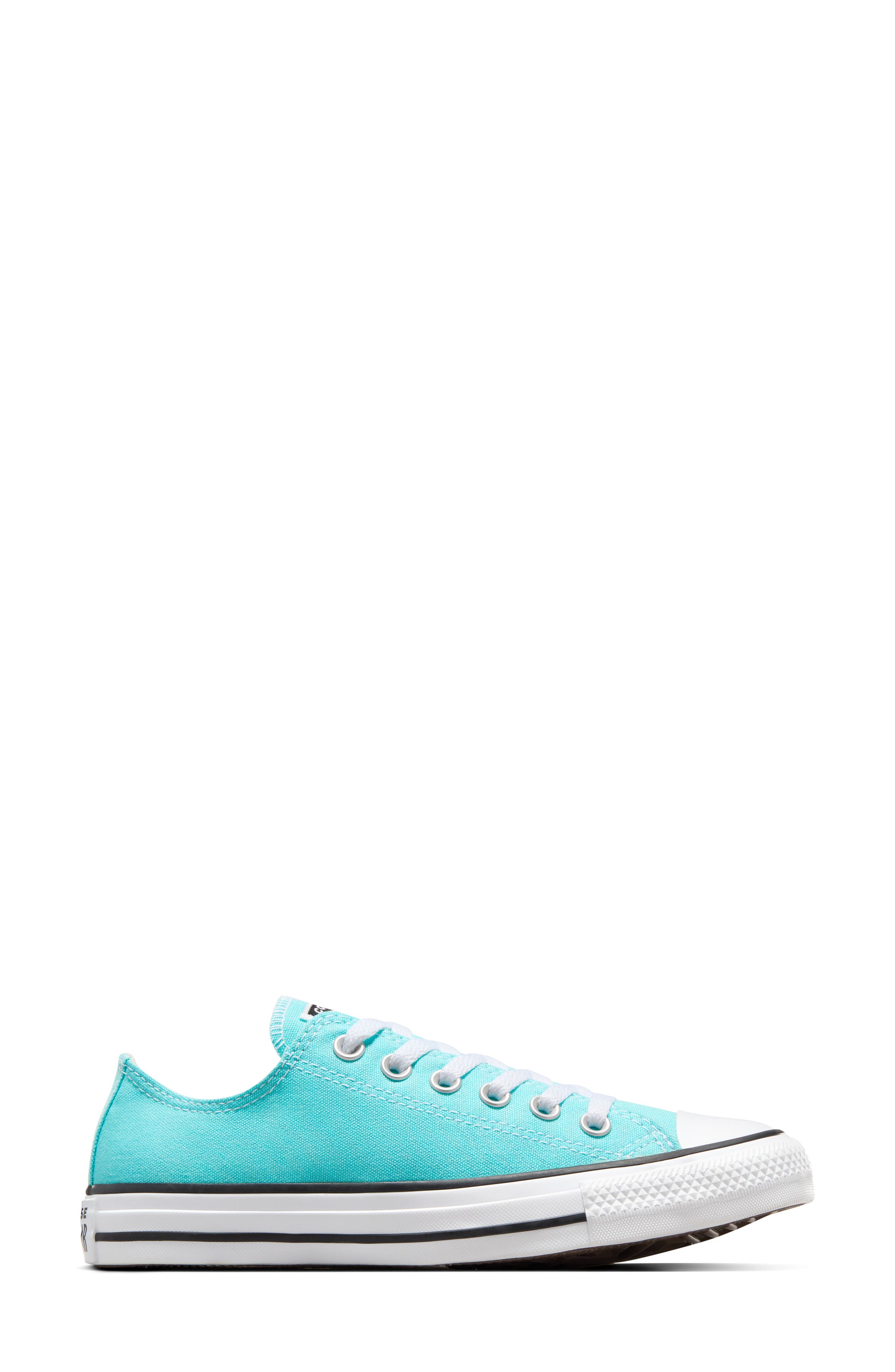 Chuck Taylor® All Star® Low Top Sneaker, Alternate, color, DOUBLE CYAN