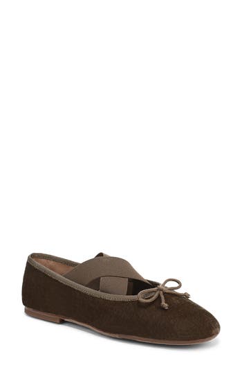Sam Edelman Arya Ballet Flat In Brown