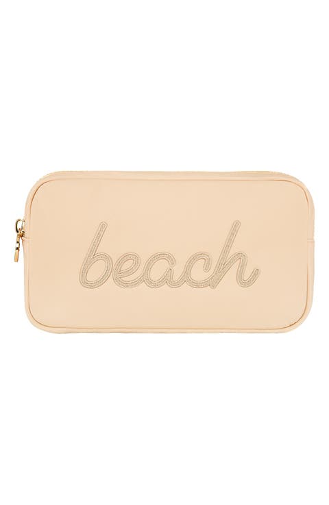 Small Stuff Embroidered Pouch