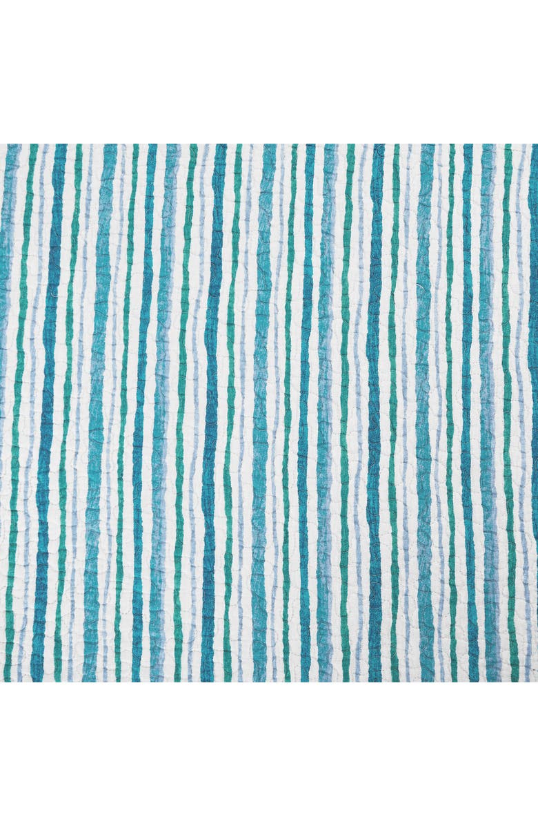 C&F Home Turtle Bay Beach Coastal Cotton Quilt Set  - Reversible and Machine Washable, Alternate, color, Blue