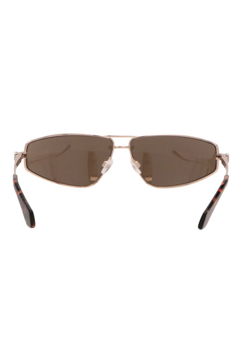Clavey Rectangular Sunglasses, Alternate, color, GOLD GOLD