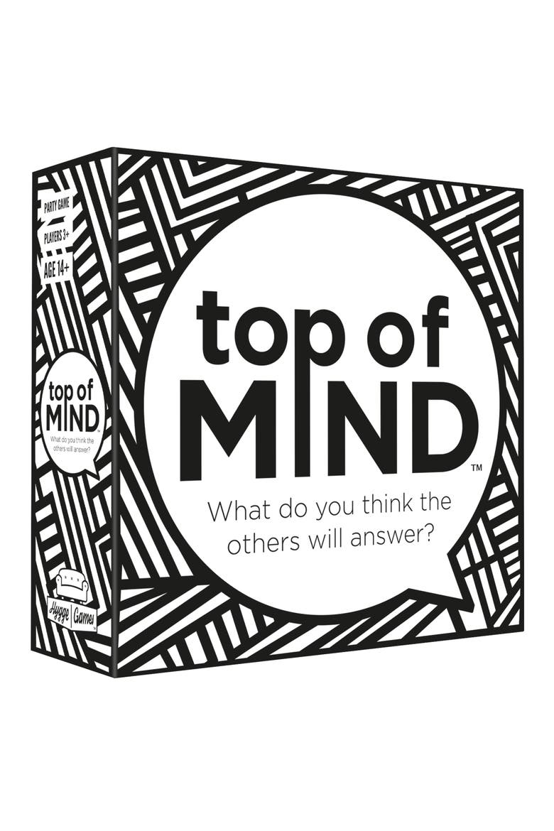 Top of Mind Trivia Game, Alternate, color, BLACK/ WHITE