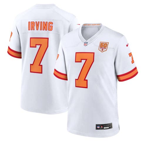 Men's Nike Bucky Irving White '76 Tampa Bay Buccaneers 50th Season Game Jersey