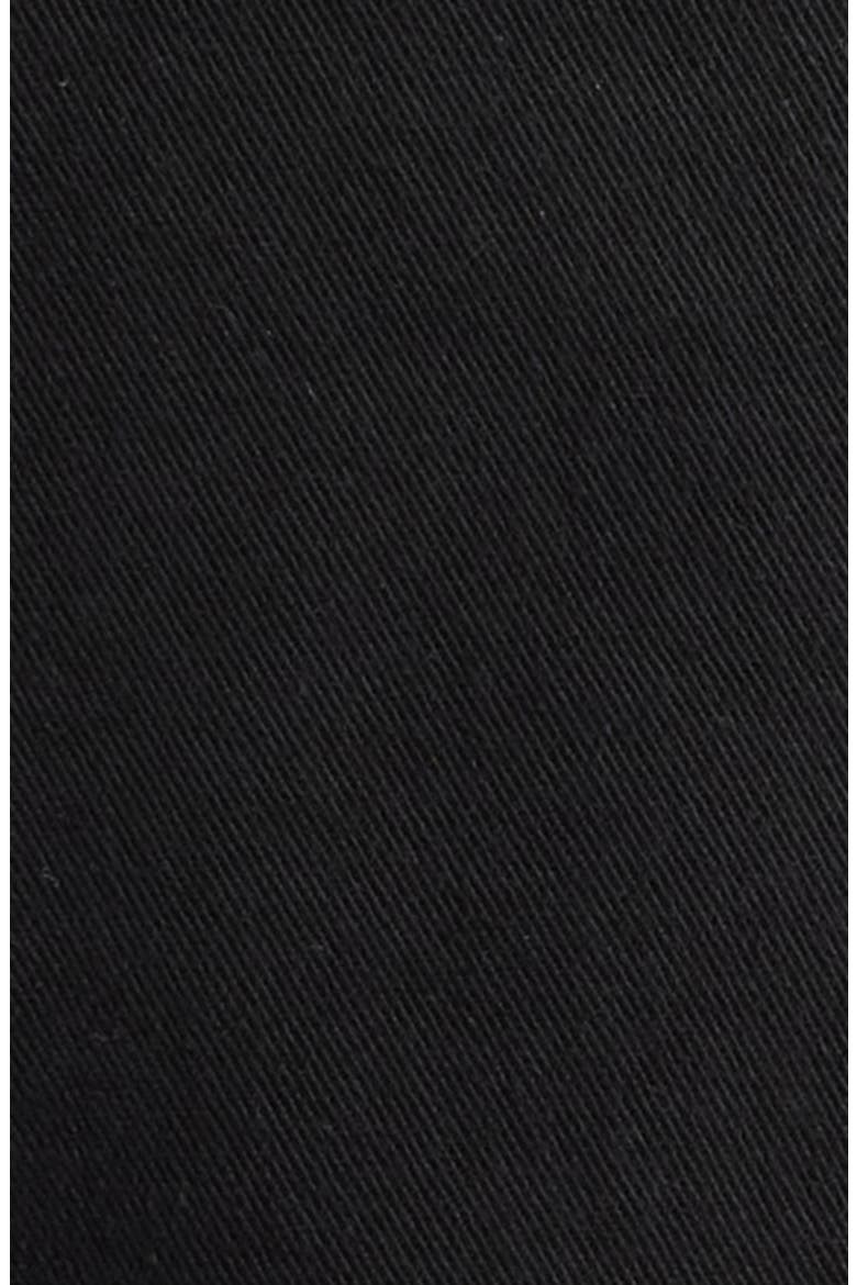 Evan Trim Fit Pleated Stretch Cotton Chinos, Alternate, color, BLACK