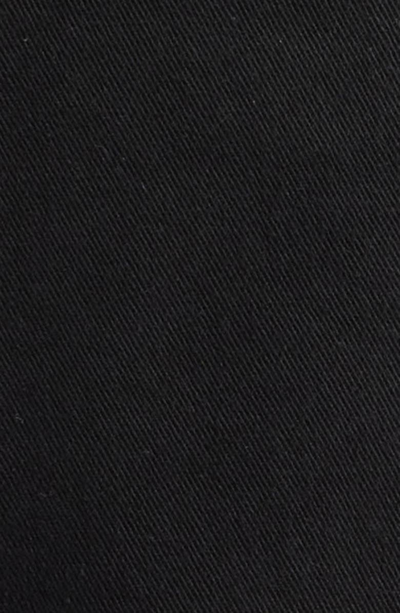 rag & bone Evan Trim Fit Pleated Stretch Cotton Chinos, Alternate, color, Black