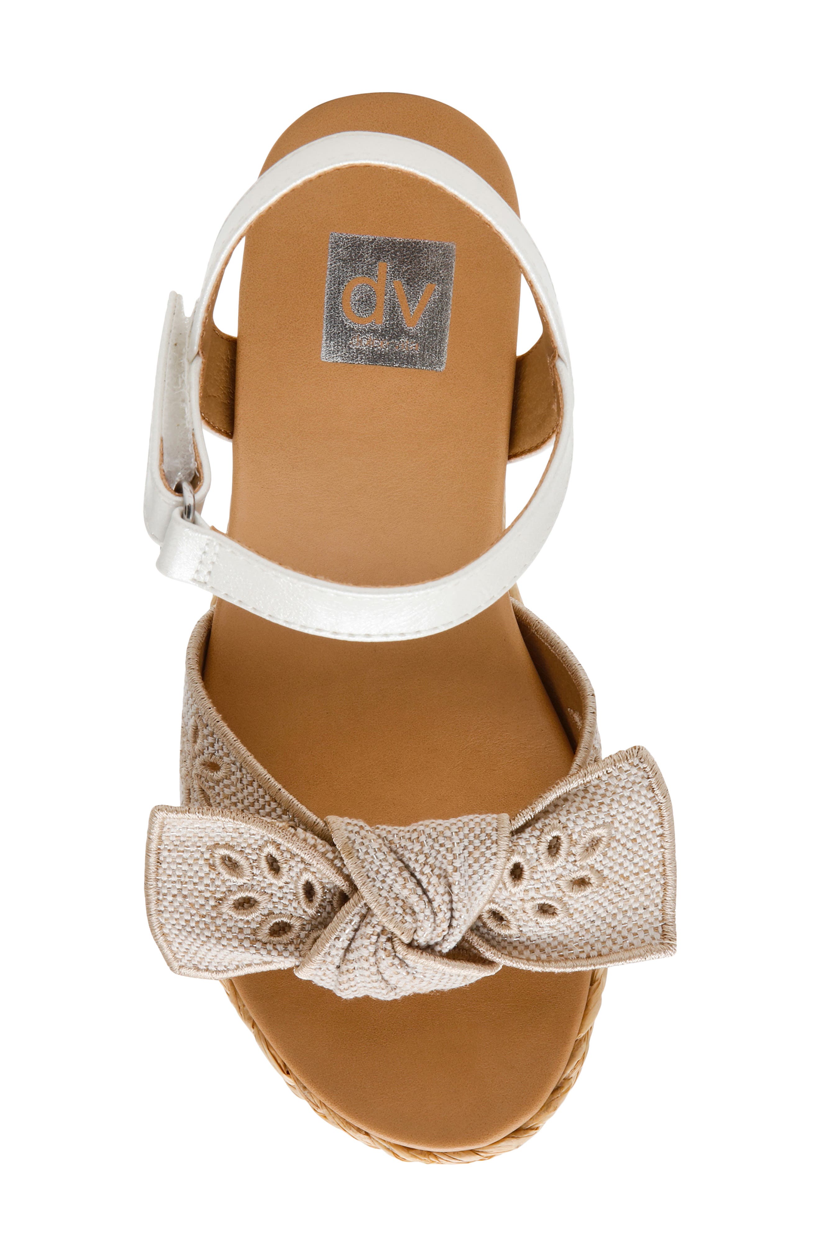 Dolce Vita Kids' Erryn Wedge Sandal, Alternate, color, White