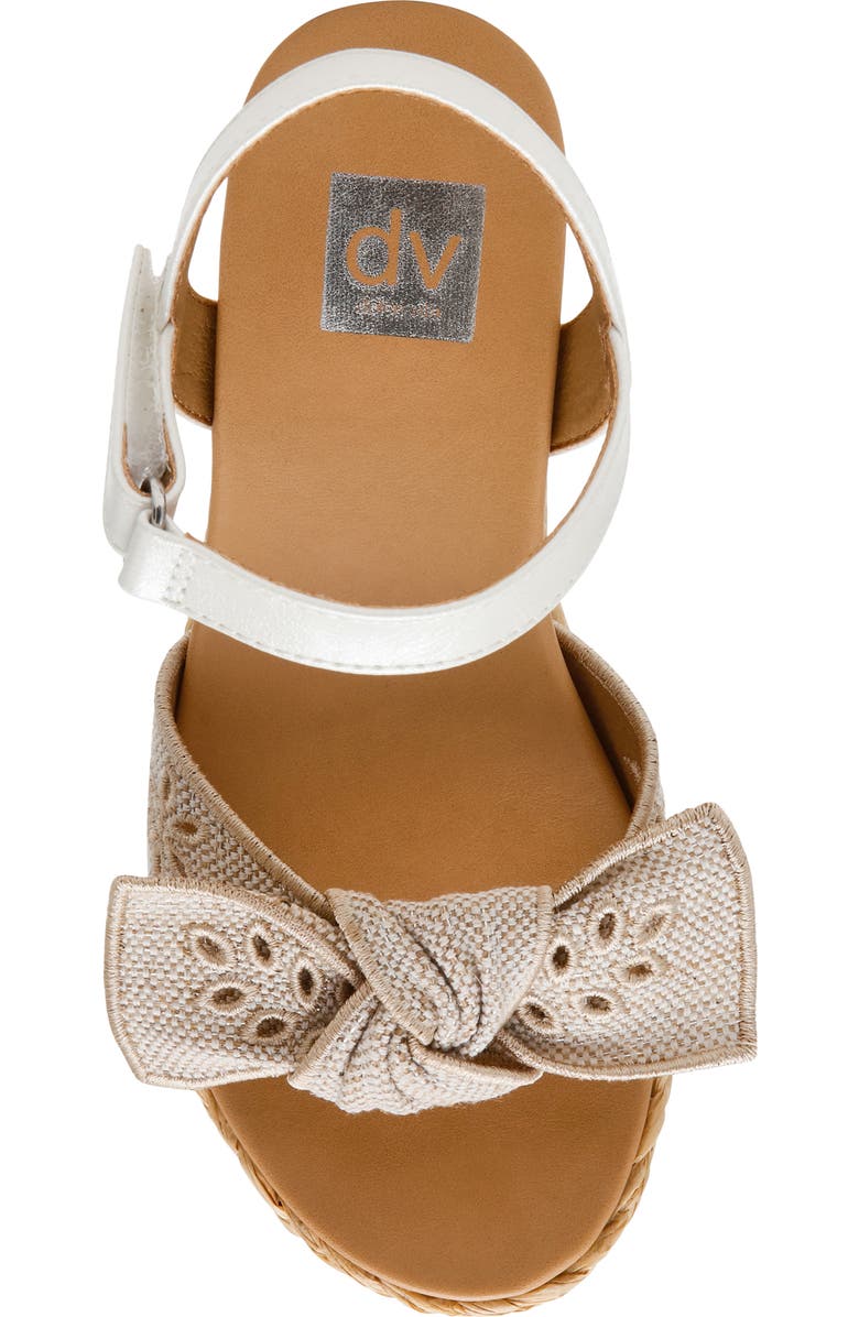 Dolce Vita Kids' Erryn Wedge Sandal, Alternate, color, White