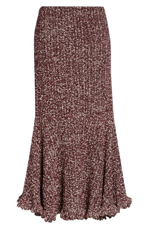 Colette Cotton & Linen Popcorn Slub Trumpet Skirt