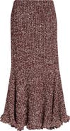 Proenza Schouler Colette Cotton & Linen Popcorn Slub Trumpet Skirt