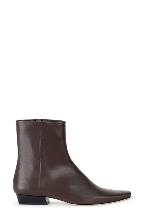 Staud Wally Snip Toe Bootie In Brown