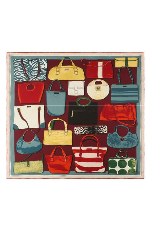 Archive Silk Square Scarf