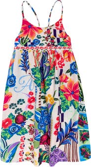 Agua Bendita Kids' Capri Citrus Sundress
