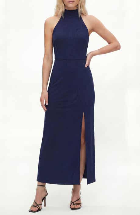 Dionne Floral Mock Neck Maxi Dress