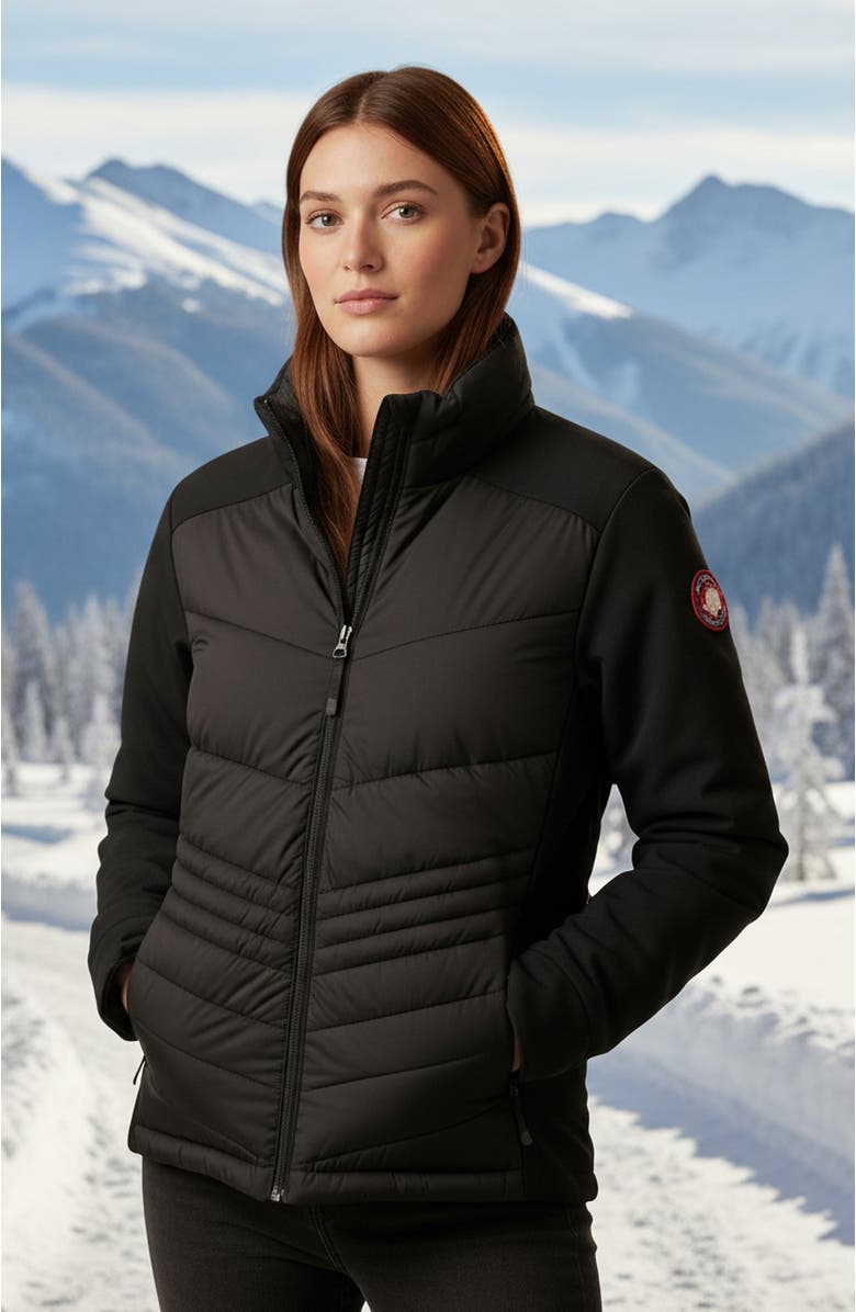 CANADA WEATHER GEAR Women's Hybrid Puffer Jacket, Alternate, color, 