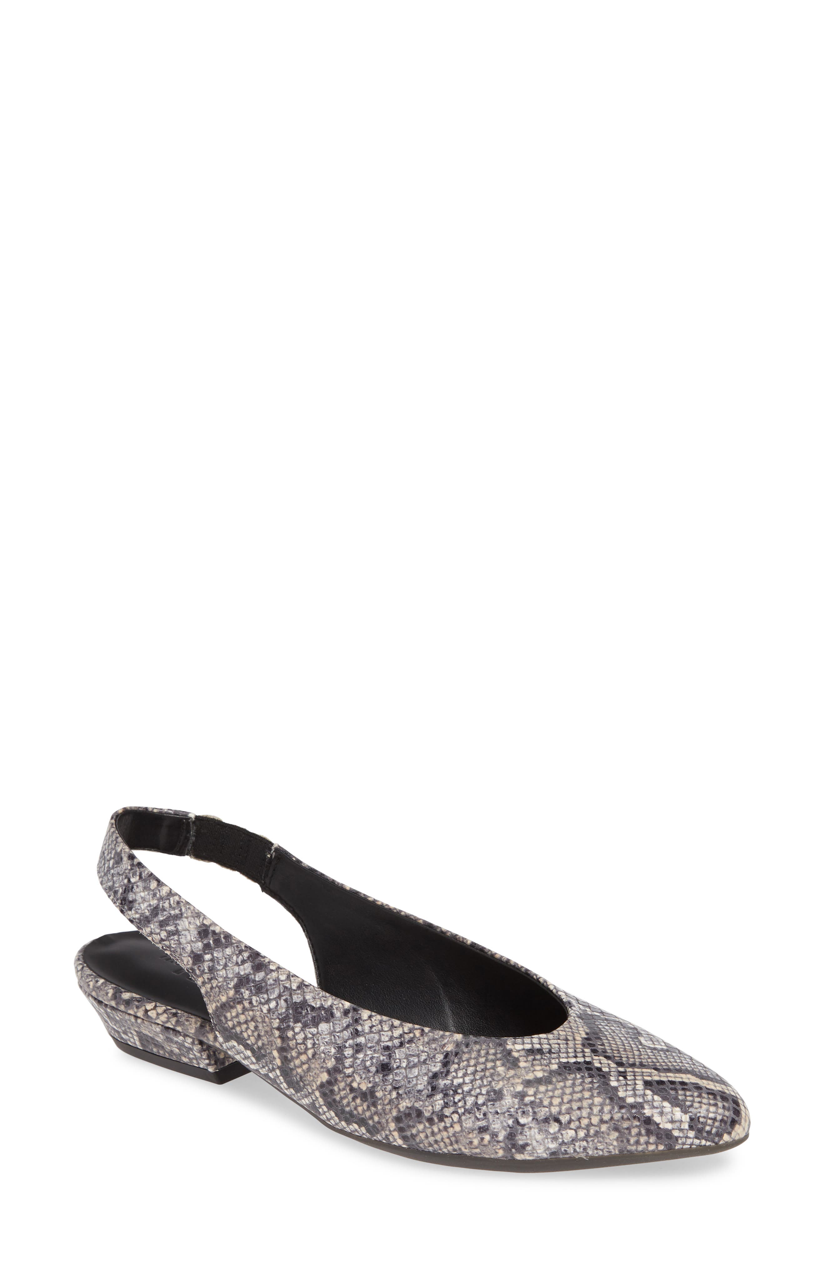 Prato Slingback Pump, Main, color, STONE EMBOSSED LEATHER