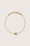 Otiumberg 14kt Gold Vermeil Roscida Heart Bracelet